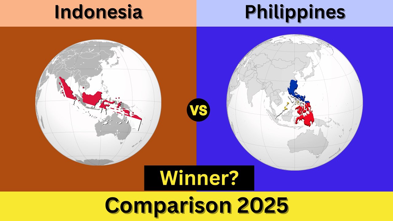 Indonesia vs. Philippines: Full Country Comparison 2025 | Military, Economy | More Powerful?
