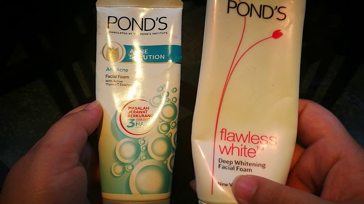 Ponds acne clear facial foam review