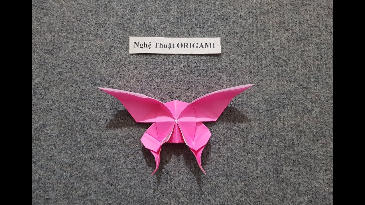 ORIGAMI - Gấp Con Bướm || How to Make Beautiful Butterfly - YouTube