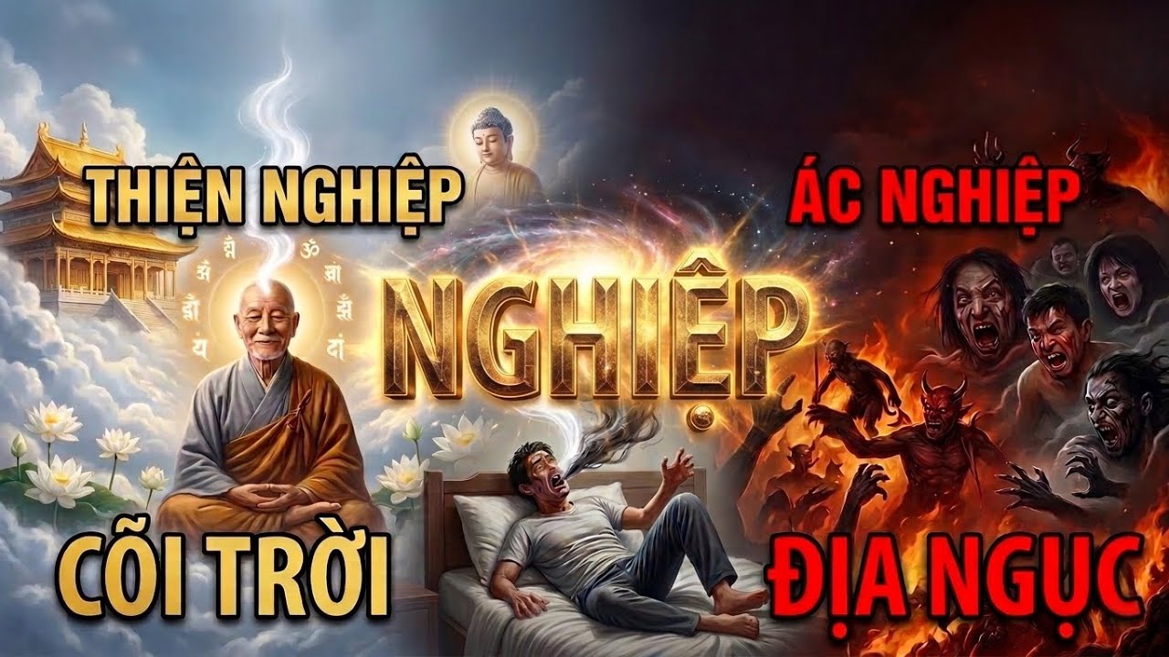 Sự Thật Đáng Sợ: NGHIỆP Dẫn Dắt Bạn Đi Đâu Trong Giây Phút Lâm Chung?