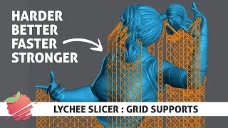 Learn Lychee Slicer  Grid Supports and the new bracing system