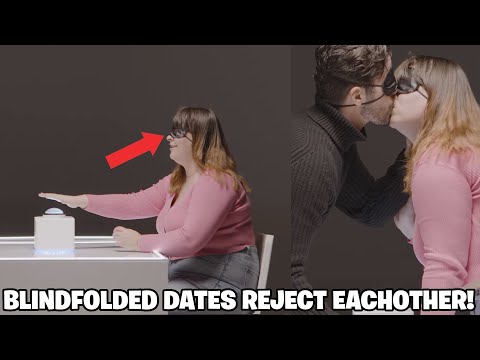 BLINDFOLDED Dates Reject Eachother With A Button! 