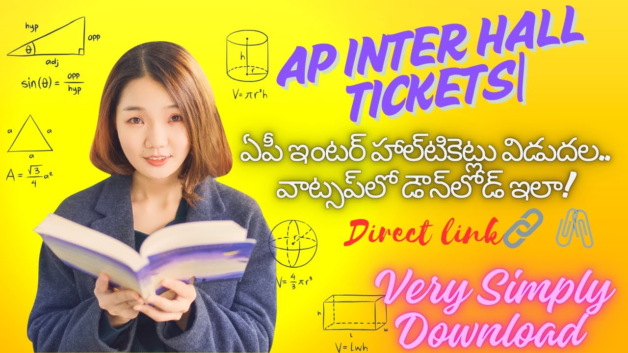 Ap inter 1st year hall ticket download 2025 link / Ap inter 2nd year hall ticket download 2025 link