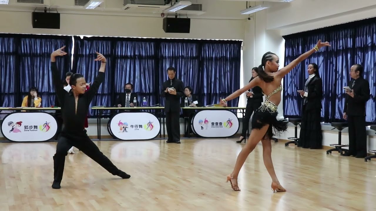 2026香港代表隊選拔賽 第一站 - 男女混合 12-15歲 拉丁舞 五項 超級排名賽 首輪 - Jayden Lo & Arie Chan