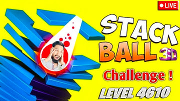Stack Ball 3D Level 4610 Gameplay - iOS, Android
