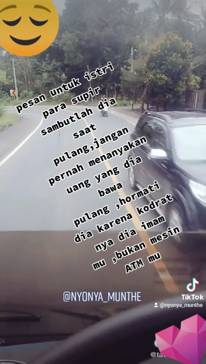 pesan untuk istri para supir