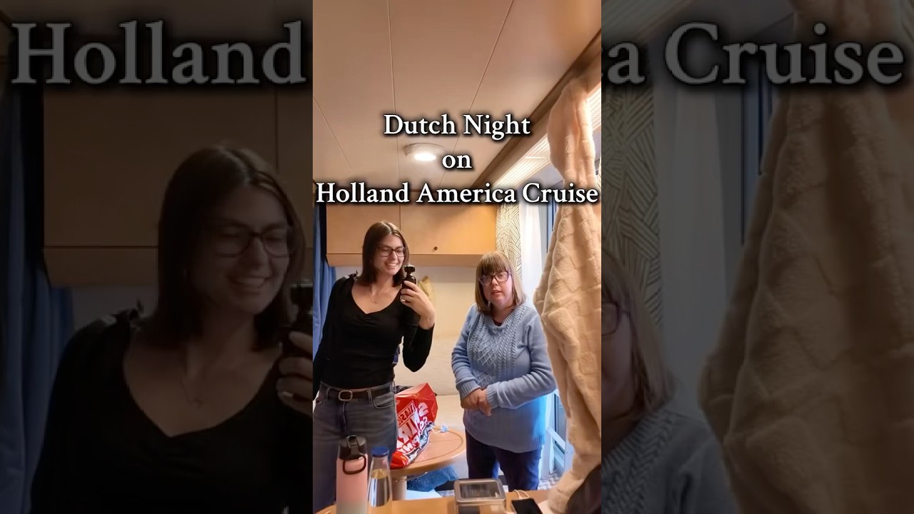 Trying DUTCH NIGHT Food on Holland America!