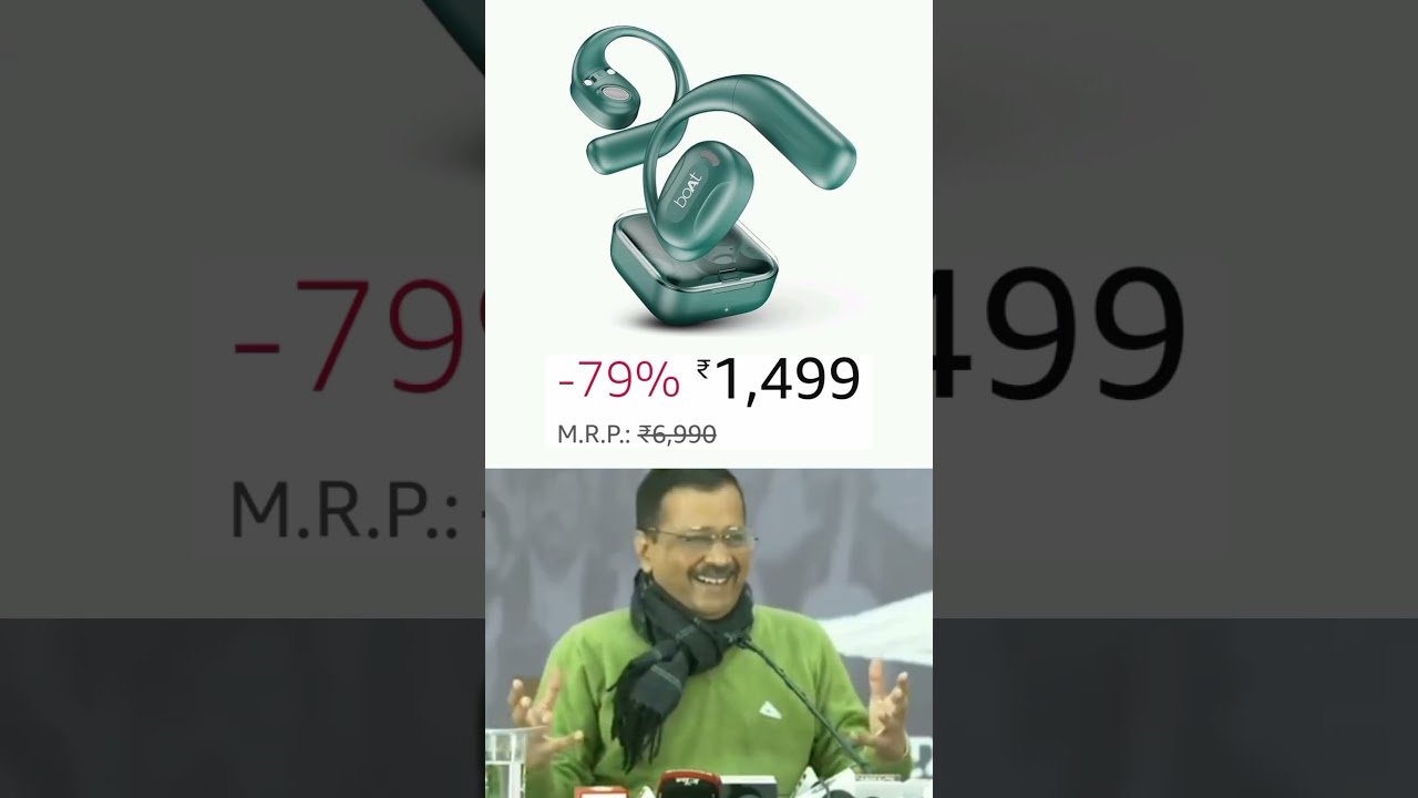 boAt Airdopes Progear Open-Ear Ear Buds for Outdoor Sports W/Air Conduction Tech in Ear