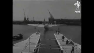 BOAC Marine Flying Boat Terminal Southampton 1948