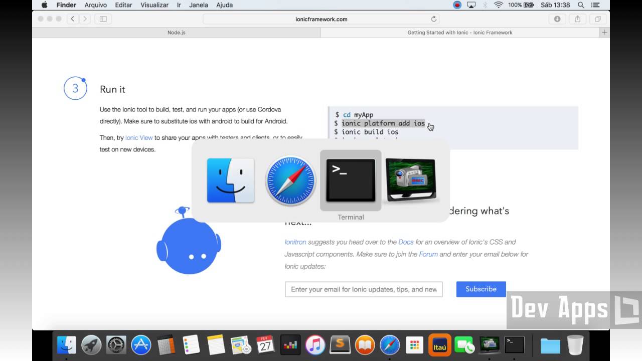 Tutorial - Ionic Framework - Instalação - YouTube