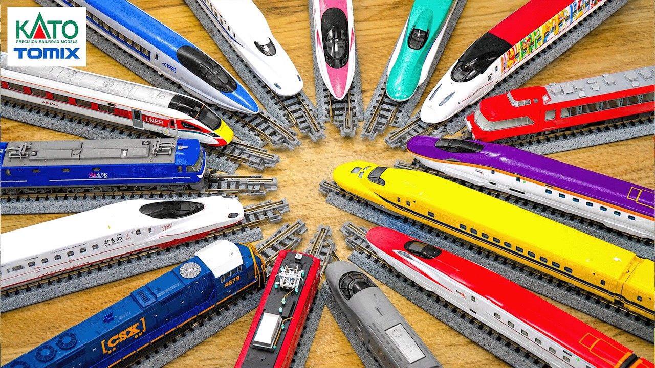 TOMIXとKATOの素晴らしいNゲージ鉄道コレクションを開封！M250系