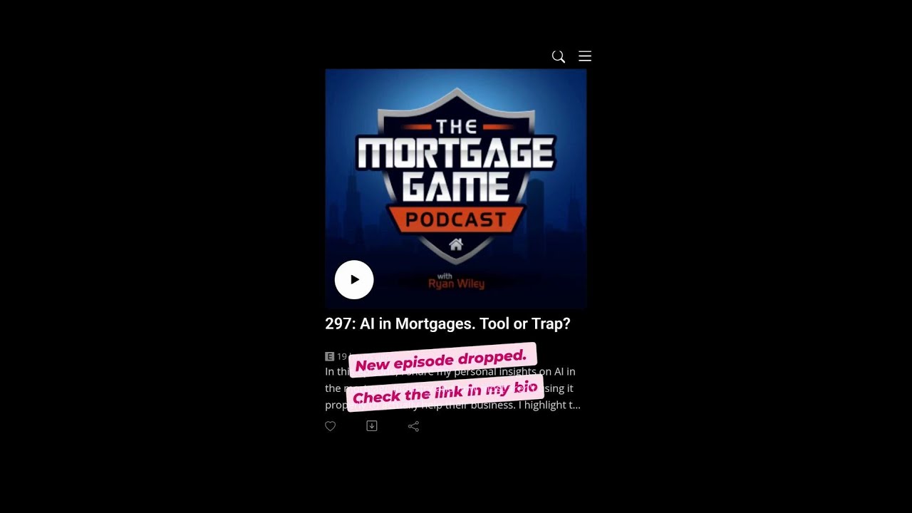 AI in Mortgages. Tool or Trap?