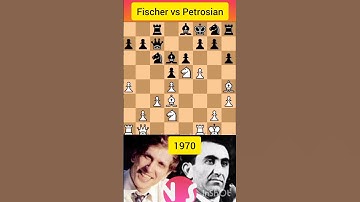 Bobby Fischer vs Tigran Petrosian, 1970 #chess