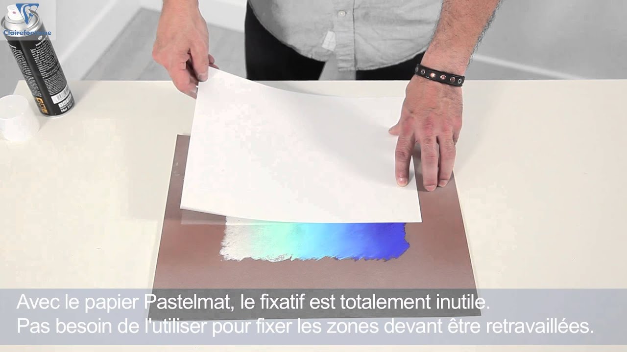 Tuto vidéo : le fixatif et le papier Pastelmat - YouTube
