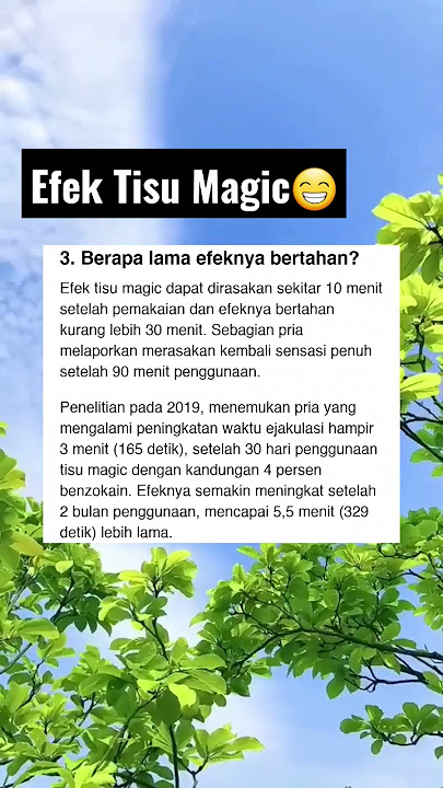 Efek tisu magic