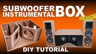 HOW TO MAKE DIY SUBWOOFER / INSTRUMENTAL SPEAKERS BOX "ANLAKAS PALA NITO"!!  FOR INDOOR & OUTDOOR screenshot 5