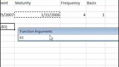 How to use the COUPPCD formula