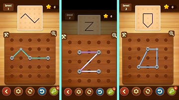 Line Puzzle: String Art |Basic Part1| RELAXING PUZZLE - Android IOS Gameplay #shorts