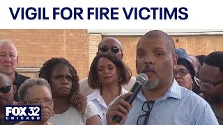 Vigil held for victims in 'suspicious' apartment fire on West Side