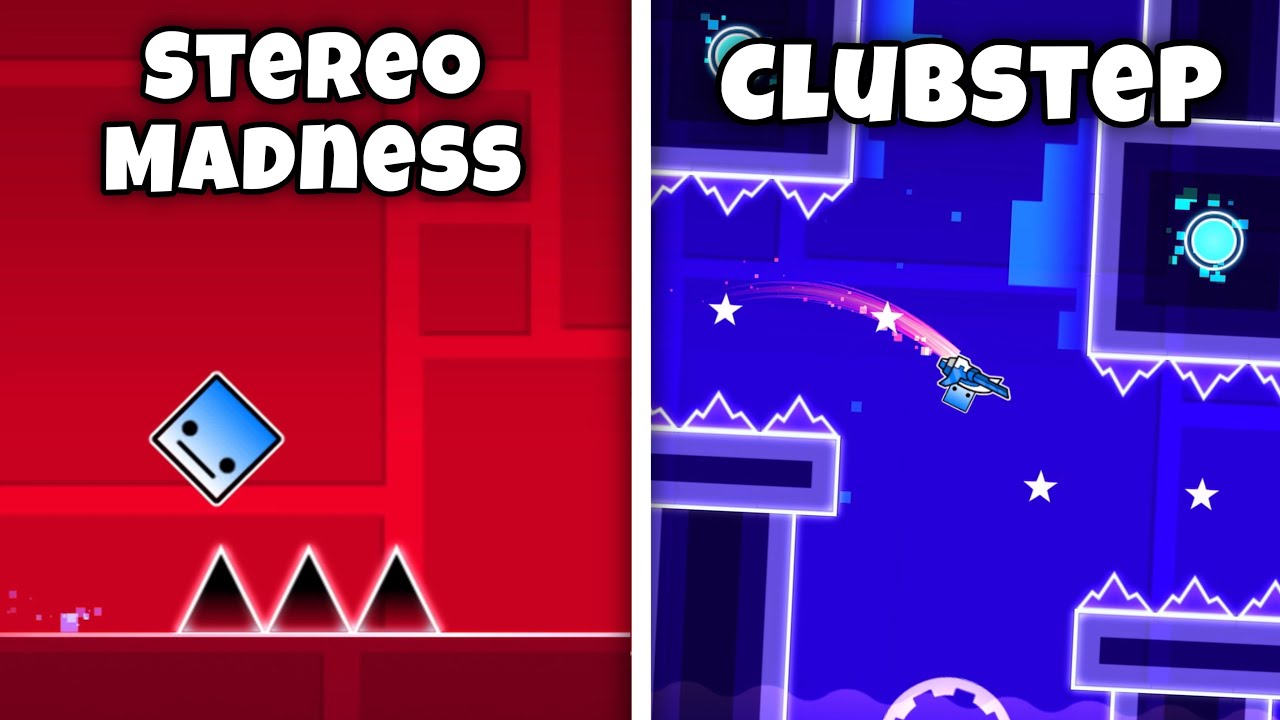 The HARDEST Part of Each Main Level in Geometry Dash! - YouTube