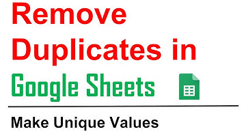 Remove Duplicates in Google Sheets in Hindi || How to make unique values in Google Sheets