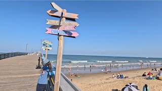 : Virginia Beach, Virginia! Jumping In The Waves, Playing In The Sand & Cruising On The Fishing Pier!