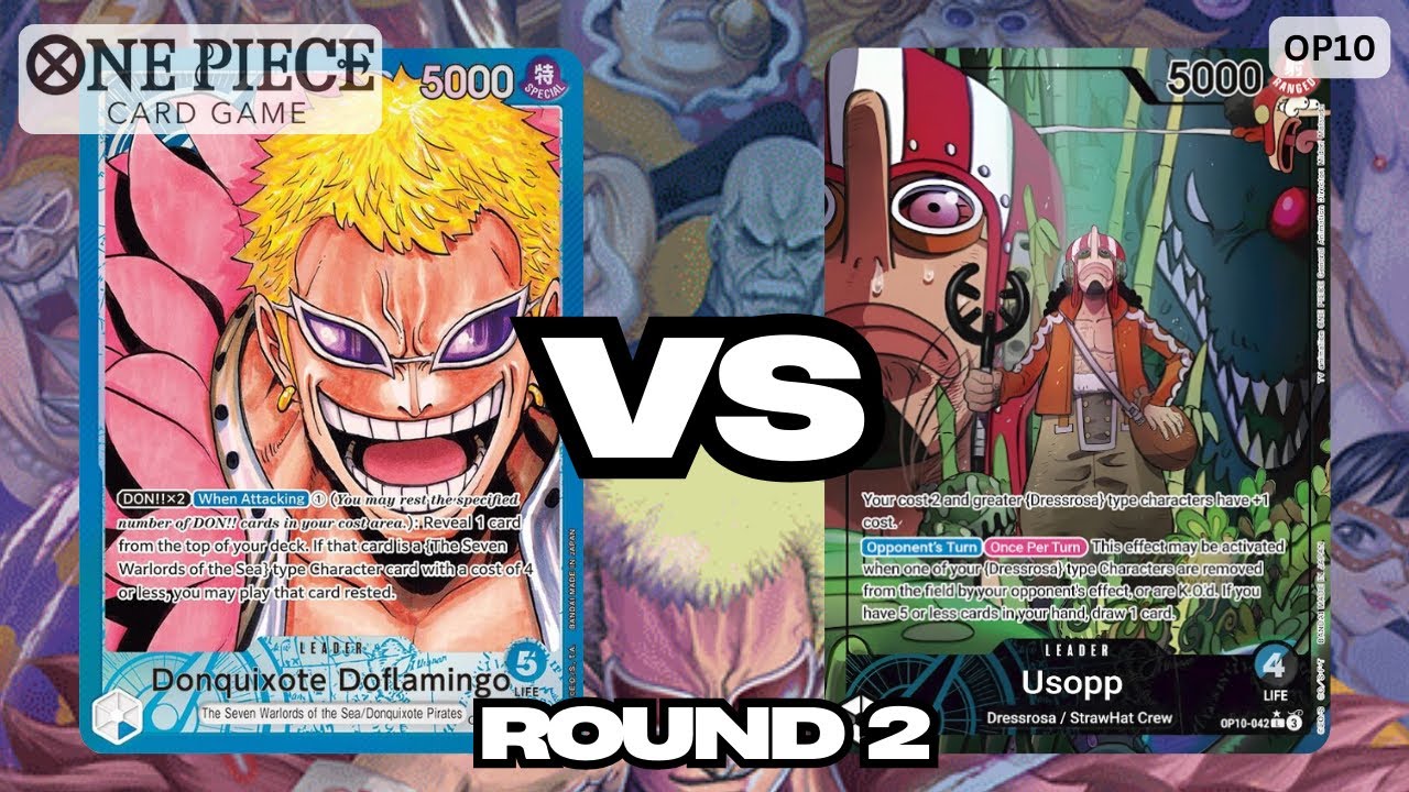 Doflamingo (@steakfrank) VS Usopp | OP10 Locals Gameplay - Round 2
