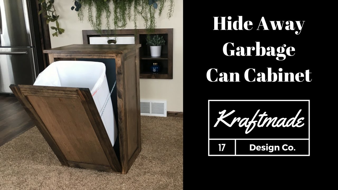 Yes Dear Hide Away Garbage Can Cabinet Youtube