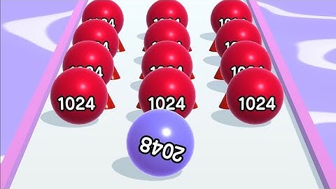 Ball run 2048 infinity mode ♾️ Amazing gameplay walkthrough android, iOS