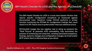 The IBM Health Checker for z/OS and the Agentic, IPLCheck/AI