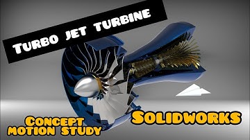 Turbo jet turbine!! A visual concept of turbine.Made by Solidworks 2024.