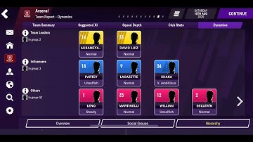 Football Manager 2021 Mobile - Team Dynamics | FMM21 | FM 2021 Mobile