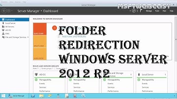 13. Folder redirection windows server 2012 R2 (70-410 MCSA)