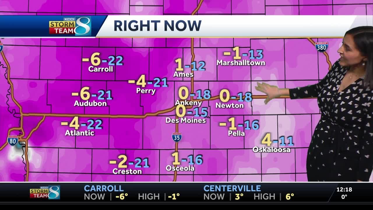 Iowa weather: Dangerously cold temps across the state - YouTube