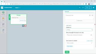 How to Add a User Input Element to Your Chatbot Flow