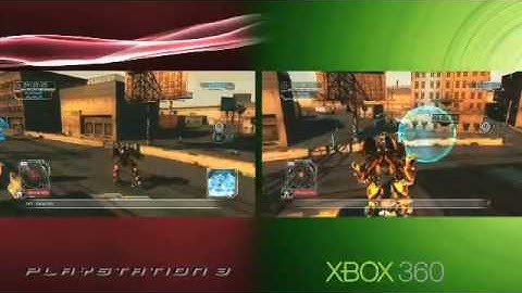 Transformers 2 - Revenge Of The Fallen - 360 - PS3 Comparison