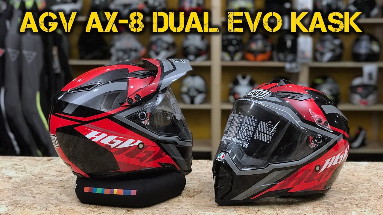 AGV AX-8 Dual Evo Kask İncelemesi | Rapi.com.tr