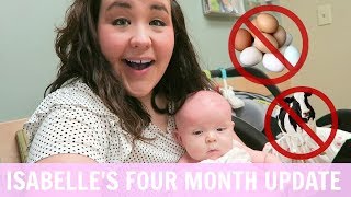 Food Allergies? Eczema? 4 Month Update | The Dodge Family