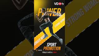 Sports Poster Design Animation | Motion Graphics