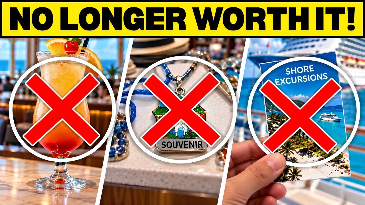 20 Things that Are No Longer Worth Your Money on a Cruise!