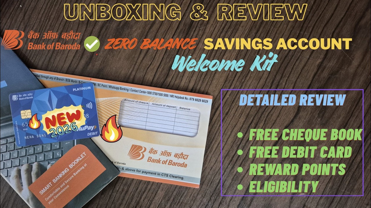 How Easyzero Debit Best ZERO Balance Savings Bank Account by Bank Of Baroda | Lifetime ...