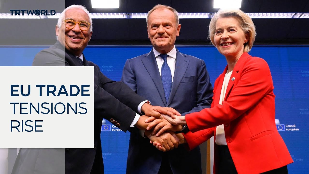 EU split on Ukraine, Russian sanctions, and US trade deal