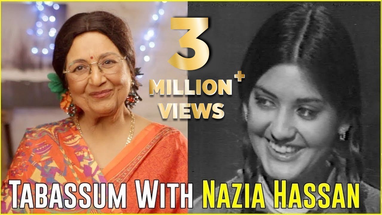 Nazia Hassan  Rare Full Interview  Aap Jaisa Koi  Tabassum Talkies