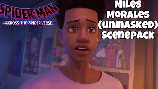 Across The Spider-Verse Miles Morales Unmasked Scenepack