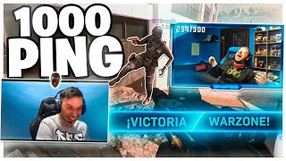 GANAMOS a +1.000 de PING en WARZONE *LLORO DE LA RISA*