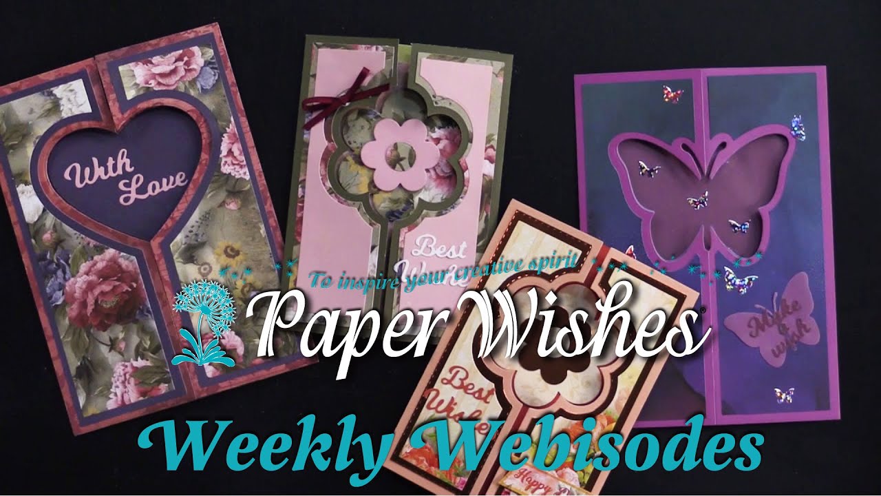 4 Gatefold Cards Using Perfect Gatefold Dies by Creative Craft Products