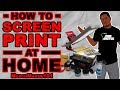 How To Screen Print T-Shirts At Home Using The Best Screen Print Starter Kit (Merch Makr Tutorial)