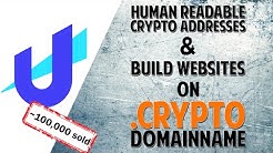 Receive Payments Or Build Websites On Your .crypto Domain Name (Unstoppable Domains)