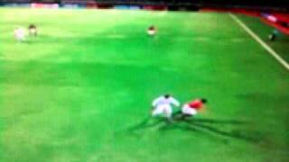 Fifa 11 - clothesline+blind referee