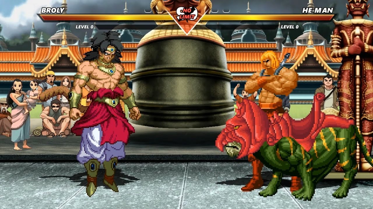 BROLY vs HE-MAN - The most insane fight ever made!